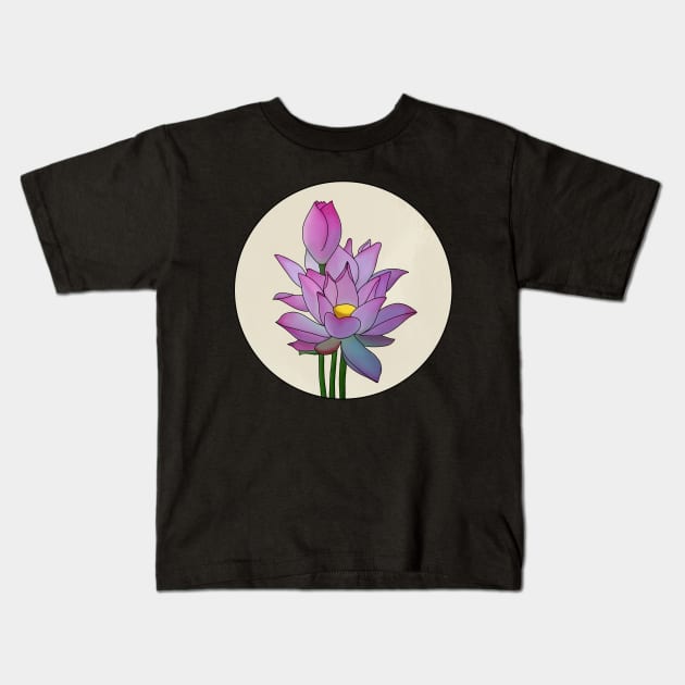flower design Kids T-Shirt by morgananjos